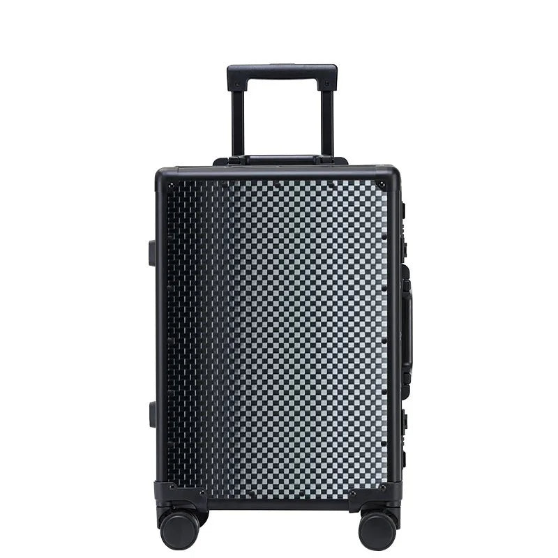 Real Carbon Fiber Carry-On Luggage-Cubic