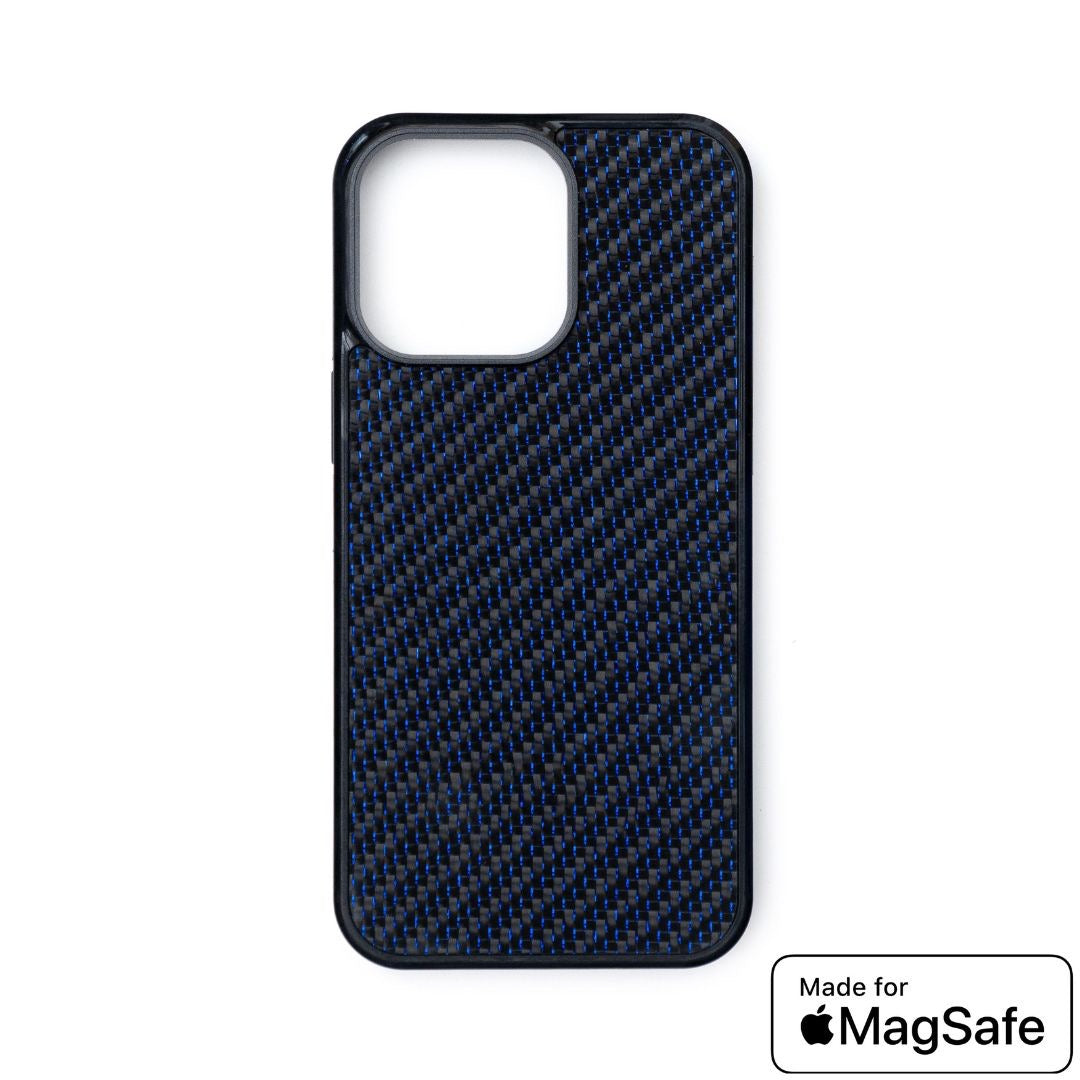 iPhone ClassicArmor™ - Blue Carbon with MagSafe