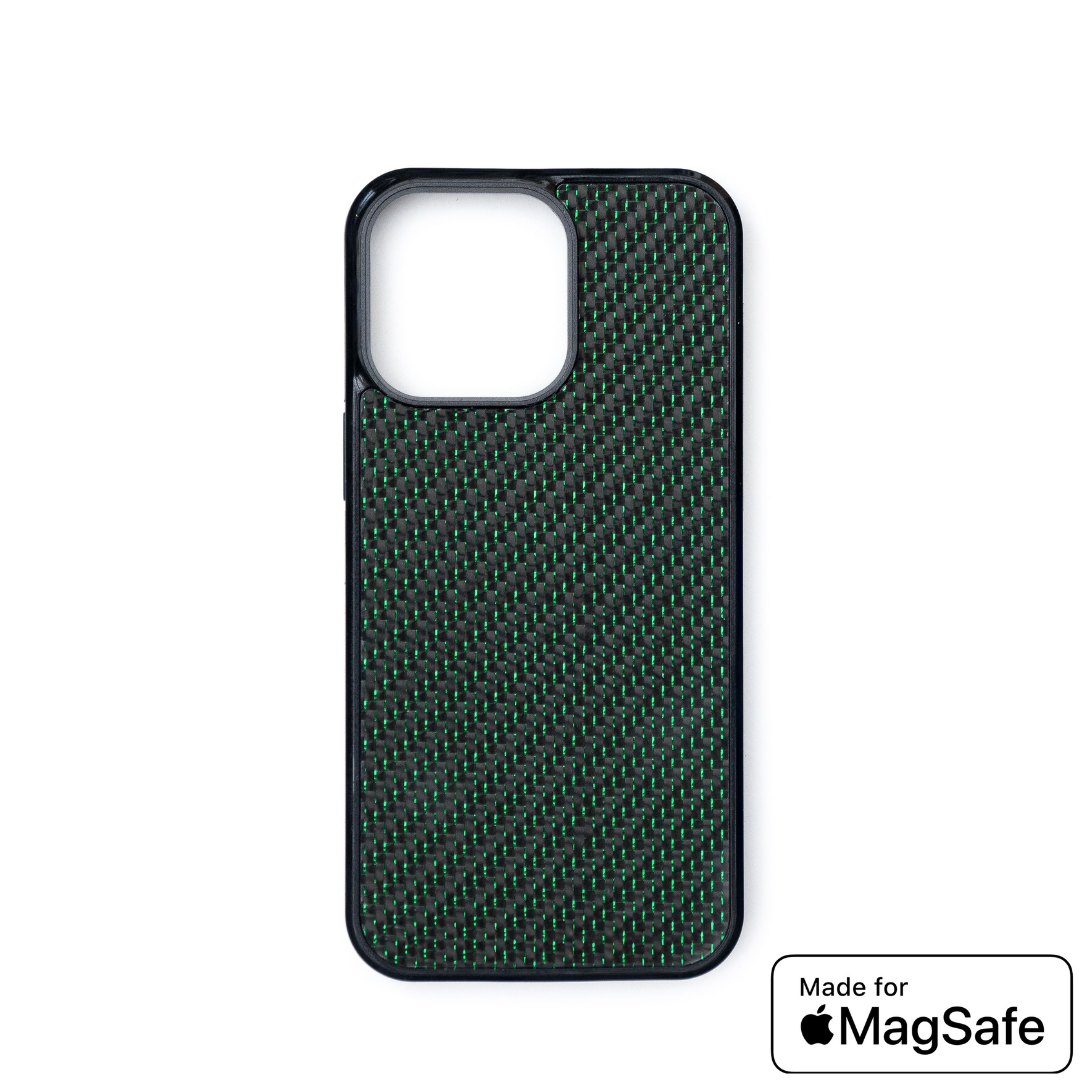 iPhone ClassicArmor™ - Green Carbon with MagSafe