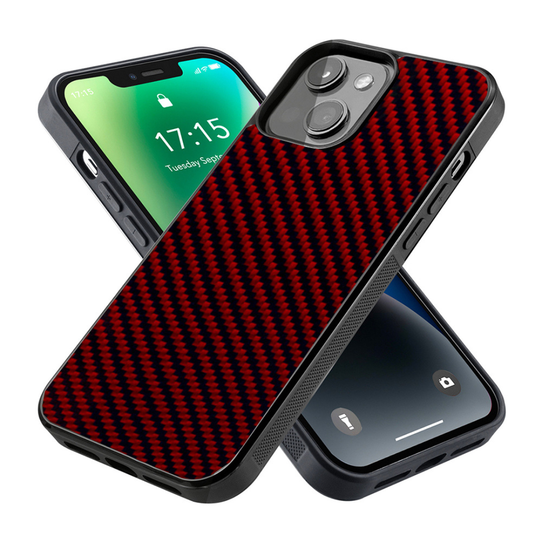 Real Red Classic Carbon Fiber Phone Case | iPhone