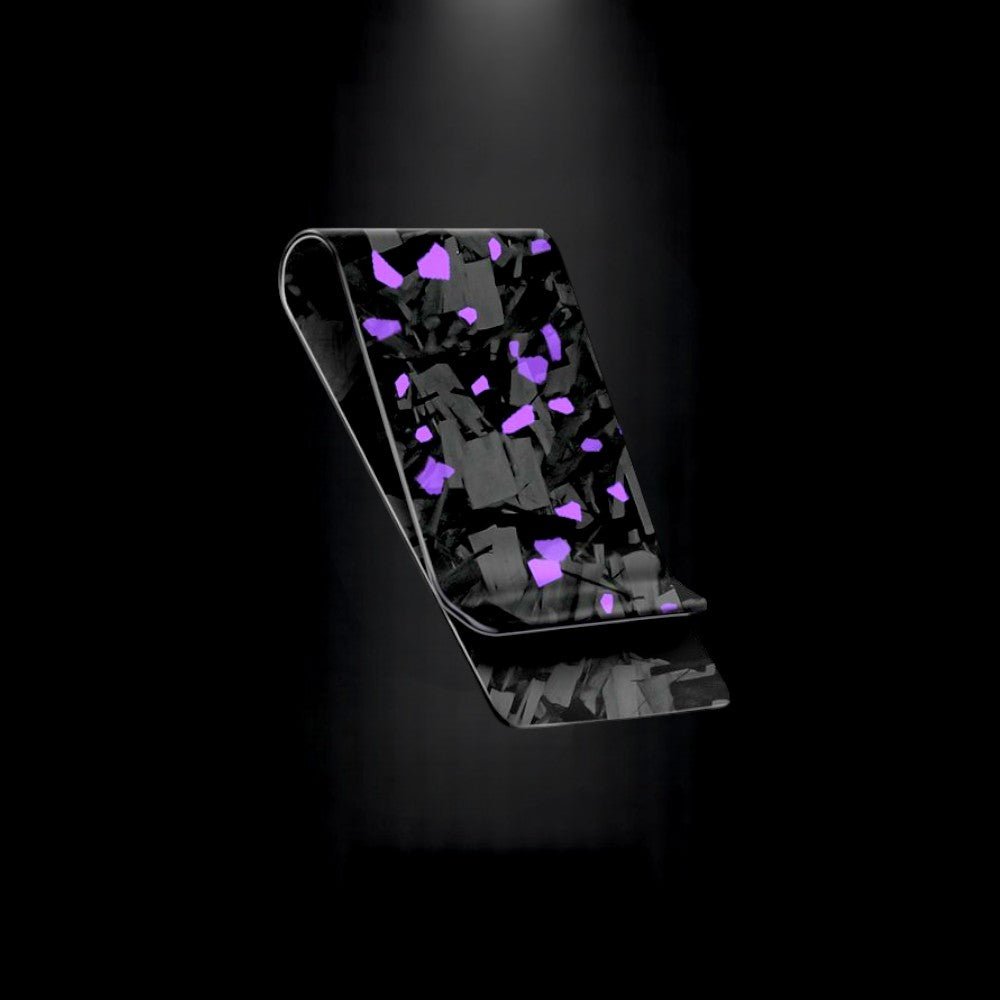 Cash Clip | Purple Forged Carbon