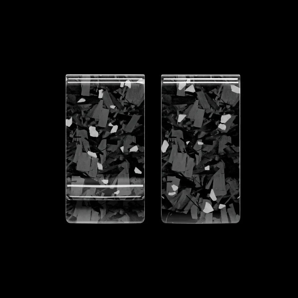 Cash Clip | Silver Forged Carbon