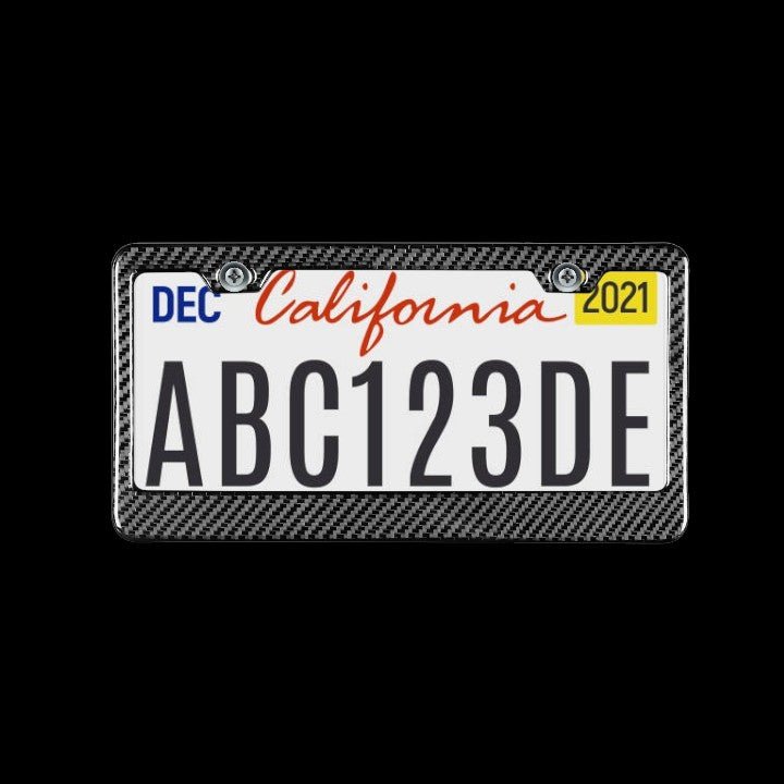 Classic Carbon Fiber License Plate